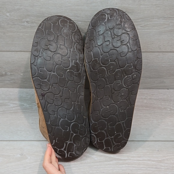 Ugg Australia Men 5650 Scuff RomeoLeather Sheepskin Slippers Slip on shoes sz 12 main image 5
